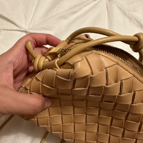 Authentic Bottega Veneta Mini Loop Camera Bag in Almond - Picture 8 of 14